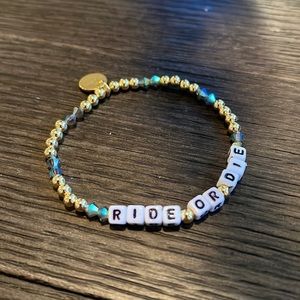 Little Words Project Ride or Die Stretch Bracelet
